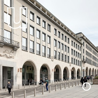 De kantoren van urban.brussels gelegen Kunstberg 10-12 te 1000 Brussel