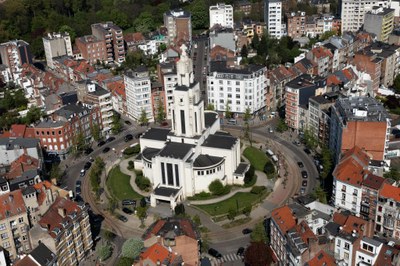 Hoogte Honderdplein, luchtfoto