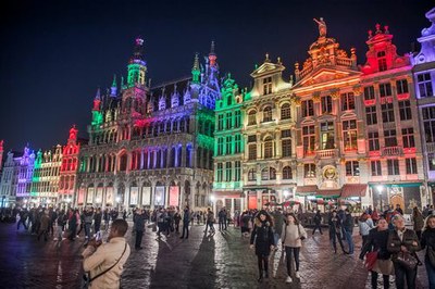 Pride colored buildings Pride colored buildings