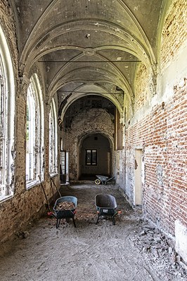 L’aile du cloître pendant le chantier - © Urban.brussels L’aile du cloître pendant le chantier - © Urban.brussels