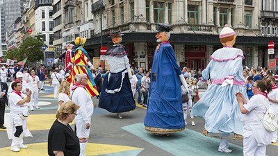 Les géants du Meyboom - © KIK-IRPA/RBC-BHG, cliché x118764 Les géants du Meyboom - © KIK-IRPA/RBC-BHG, cliché x118764